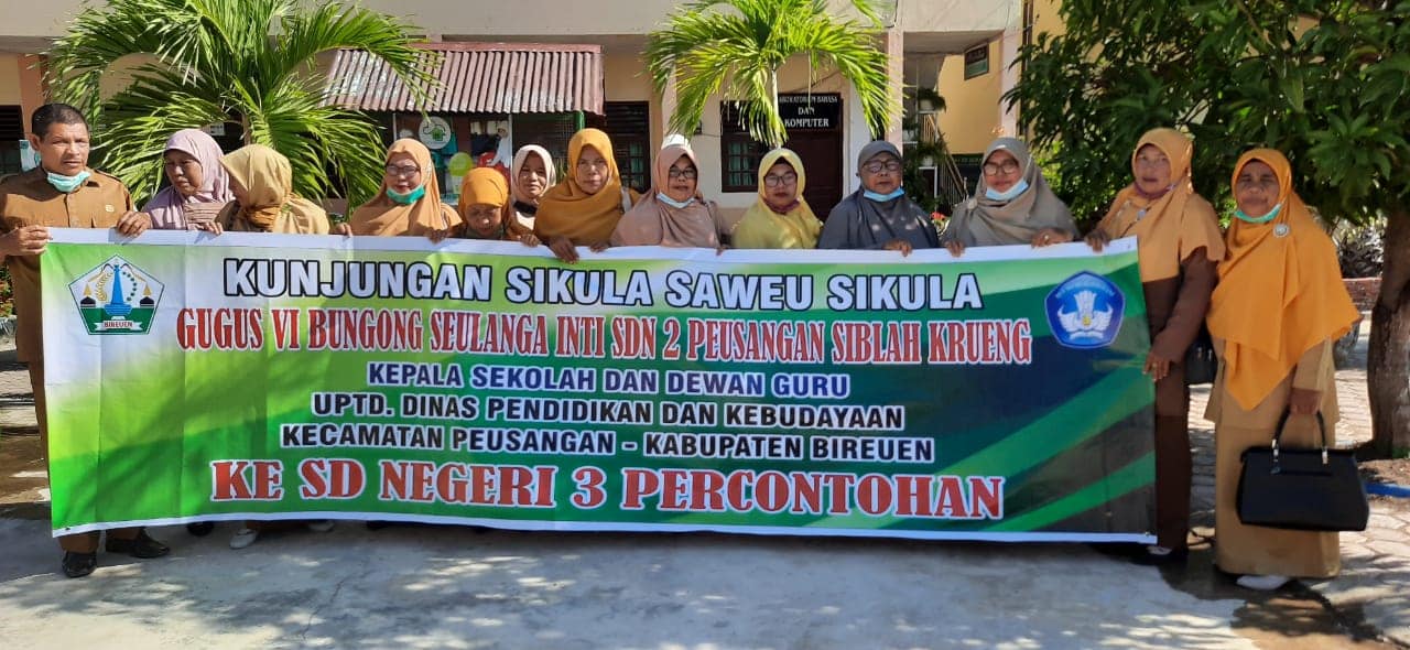 Kunjungan Sikula Saweu Sikula (3S) UPTD Peusangan Ke SD Negeri 3 Percontohan
